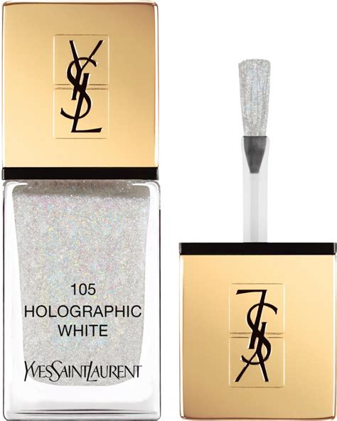 Yves Saint Laurent La Laque Couture 105 Holographic White